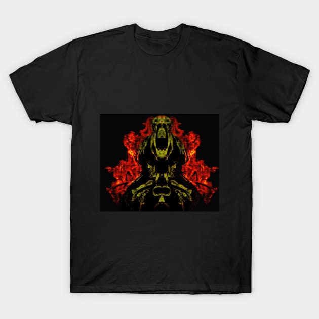 Rock Monk T-Shirt by CooCooCachoo